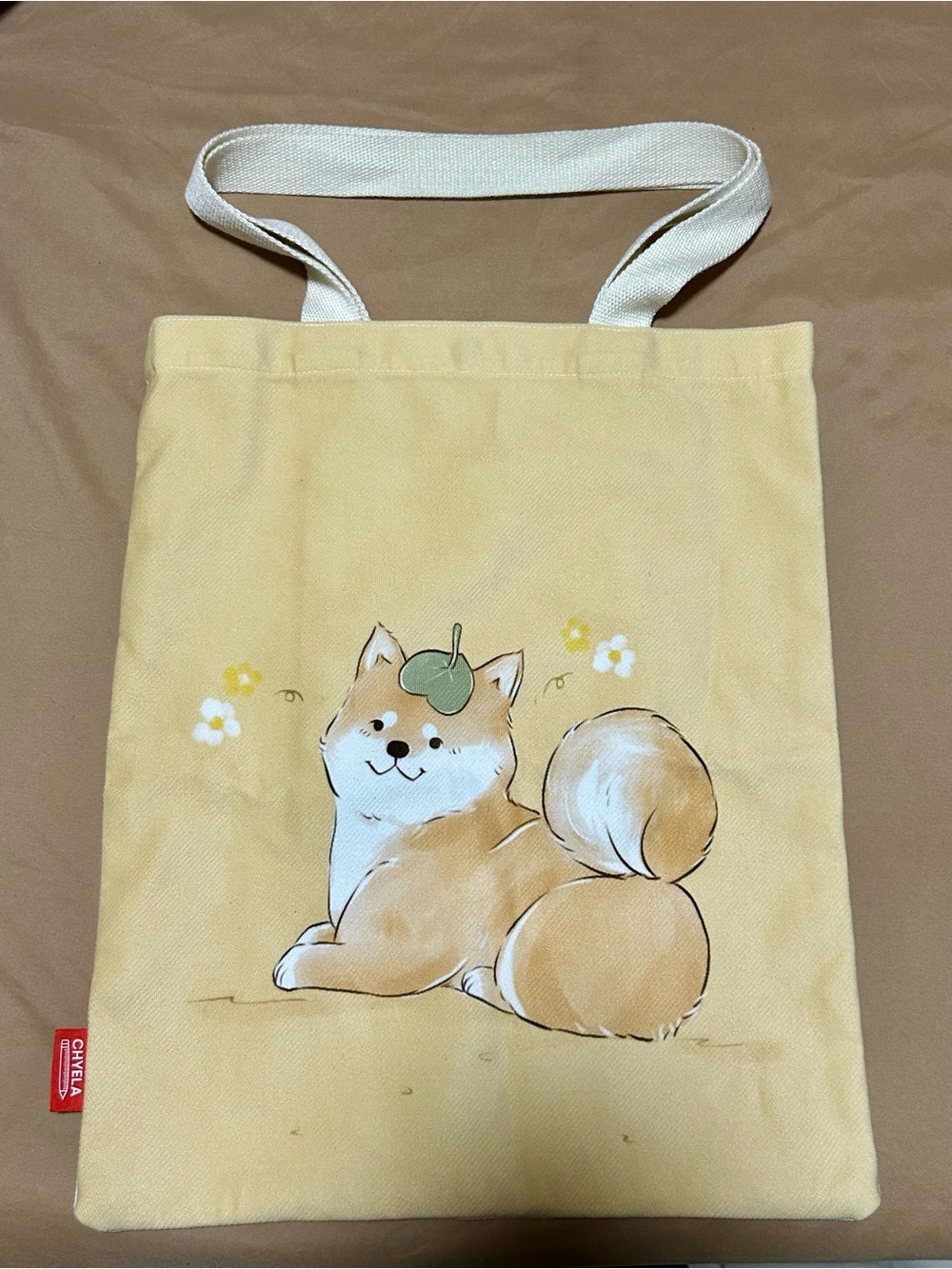 Shiba Inu Dog Canvas Tote Bag